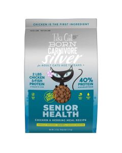 Tiki Cat Born Carnivore Silver Senior Health Chicken & Herring Meal Recipe 2.8lbs