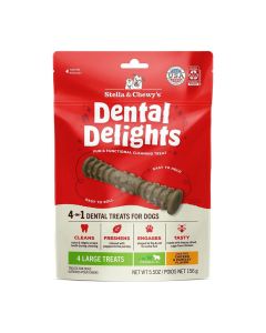 Stella & Chewy's Dental Delights 5.5 oz Large 4 ct