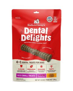 Stella & Chewy's Dental Delights 10.5 oz Extra Small 44 ct