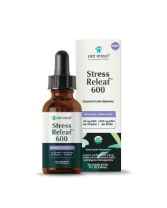 Pet Releaf Stress Releaf 600 for Medium & Large Dogs 1 oz.