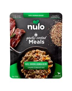 Nulo Gently-Cooked Meals Duck, Chicken & Quinoa Recipe Adult Dog Food 9 oz.