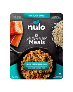 Nulo Gently-Cooked Meals Salmon & Brown Rice Recipe Adult Dog Food 9 oz.