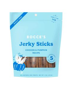 Bocce's Bakery Chicken & Pumpkin Jerky 4oz