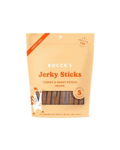 Bocce's Bakery Turkey & Sweet Potato Jerky 4oz