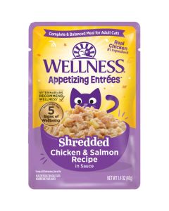 Wellness Appetizing Entrees Shredded Chicken & Salmon Recipe 1.4 oz
