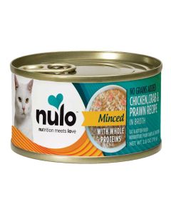 Nulo Cat & Kitten Minced Crab with Whole Prawn Recipe 6oz