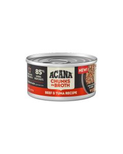 ACANA Chunks in Broth Beef & Tuna Recipe for Cats 3oz.