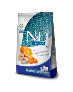 Farmina N&D Ocean Cod, Pumpkin and Orange Recipe for Adult Dog Medium & Maxi 26.4 lbs