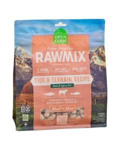 Open Farm RawMix Tide & Terrain Recipe Freeze-Dried Raw Morsels for Dogs 13.5 oz
