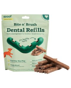 Woof Bite n' Brush Dental Refills 8 oz
