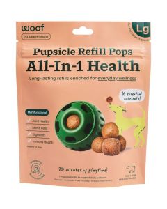Woof Pupsicle Pops All-In-1 Health Refills Large 7 pk
