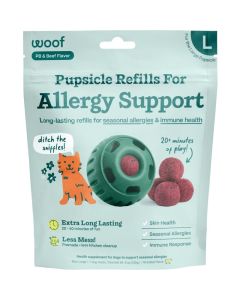 Woof Pupsicle Pops Allergy Support Refills Large 7 pk