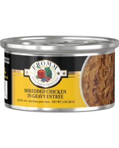 Fromm Four Star Shredded Chicken in Gravy Entree 3oz.