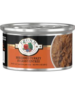 Fromm Four Star Shredded Turkey in Gravy Entree 3 oz.