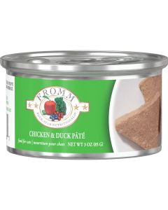 Fromm Four-Star Nutritionals Chicken & Duck Pate Food for Cats 3 oz.