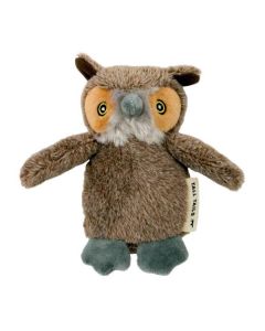 Tall Tails Owl with Squeaker Dog Toy 5 in