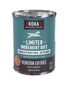 KOHA Limited Ingredient Diet Venison Entree Dog Food Mixer 13 oz.