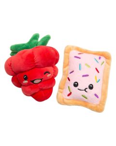 SnugARooz Poptart & Raspberry Dog Toys