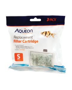 Aqueon Mini Bow Filter Cartridges Small 3 Pack
