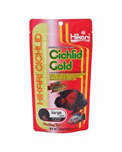 Hikari Cichlid Gold Color Enhancing Diet Large Pellets 8.8 oz. Bag