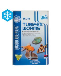 Hikari Tubifex Worms Frozen Fish Food 3.5 oz
