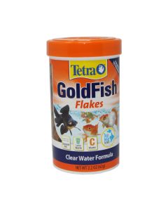 Tetra Tetrafin Goldfish Flakes Clear Water Formula 2.2 oz.