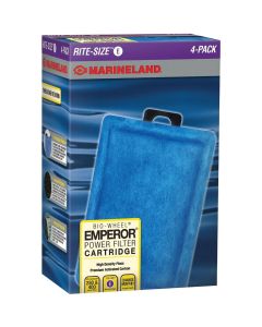 Marineland Emperor Rite-Size Filter Cartridge E 4 Pack