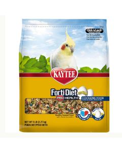 Kaytee Forti-Diet Pro Health Egg-Cite! Cockatiel Food 5lbs