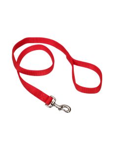 Coastal Double-Ply Dog Leash Red 1" x 4'