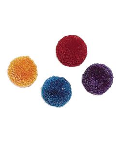 Spot Wool Pom Poms with Catnip 4 pack