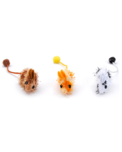 Coastal Turbo Spotted Mice Cat Toy 6.75 in