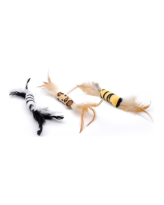 Coastal Turbo Feather Cat Toy 8 in