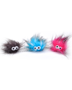 Coastal Turbo Plush Monster Cat Toy 5 in