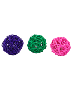 Coastal Turbo Wicker Ball Cat Toy 1.75 in